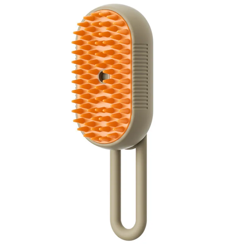 Pet Steam Spray Brush for Cats & Dogs – Electric Mist Grooming Comb, One-Button Deshedding Tool with Massage & Self-Cleaning